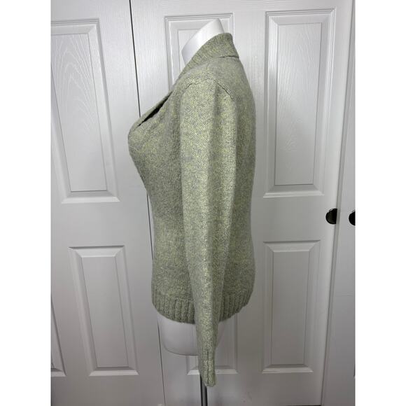 Classiques Entier Women's Green Pullover V Neck Sweater Size XL NWT - Picture 3 of 10